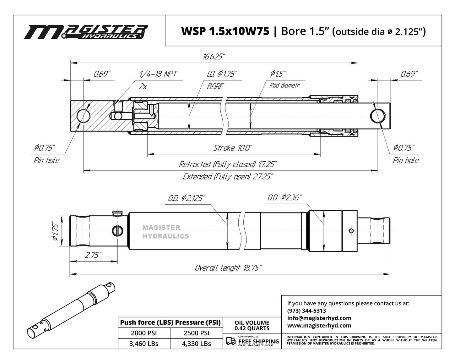 WSP 1 5x10W75 3