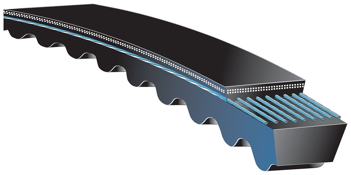 Gates BX57 (9013-6057) Tri-Power Notched (Cogged) Classical Section Belt