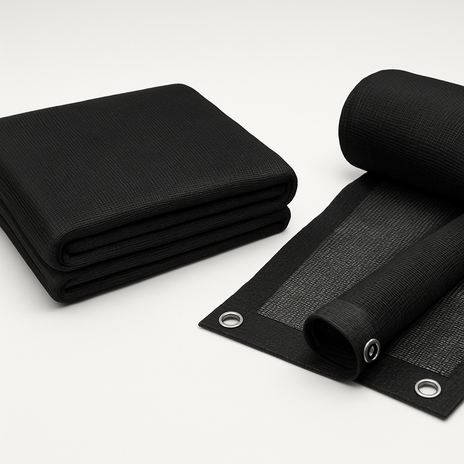 Automann 573.TBM84X38 Black Mesh Tarp 7ft x 38ft