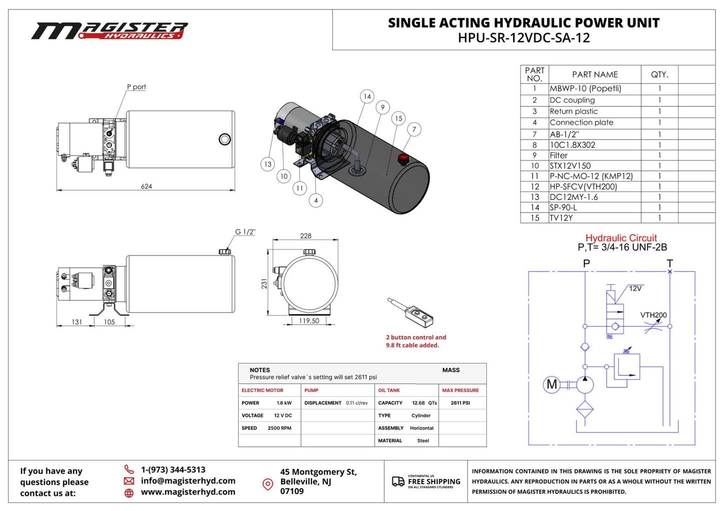 HPU-SR-12VDC-SA-12 4