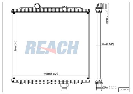 Reach Cooling Group 42-10316 RADIATOR — Great American, Inc.