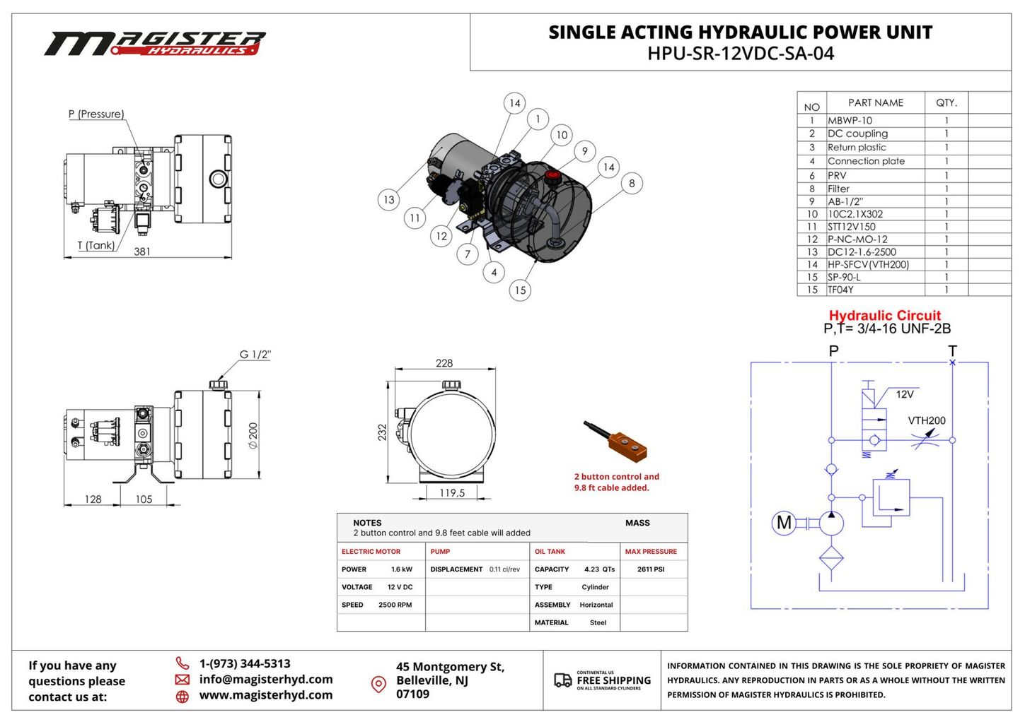 HPU-SR-12VDC-SA-04 4