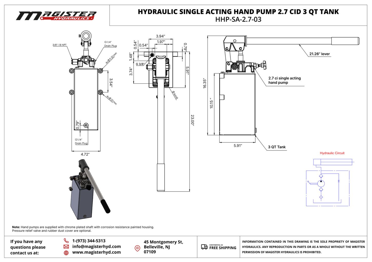 HHP SA 2 7 03 1