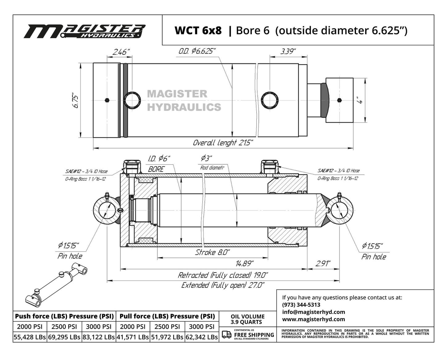 WCT 6x8 4