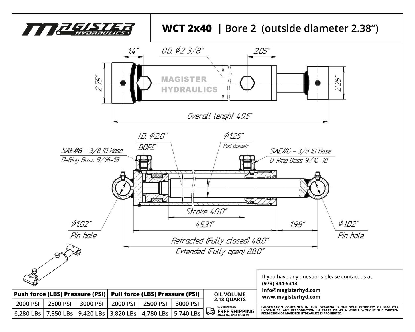 WCT 2x40 4