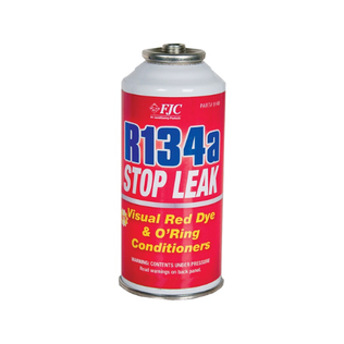 FJC 9140 R-134a Stop Leak with red leak detection dye