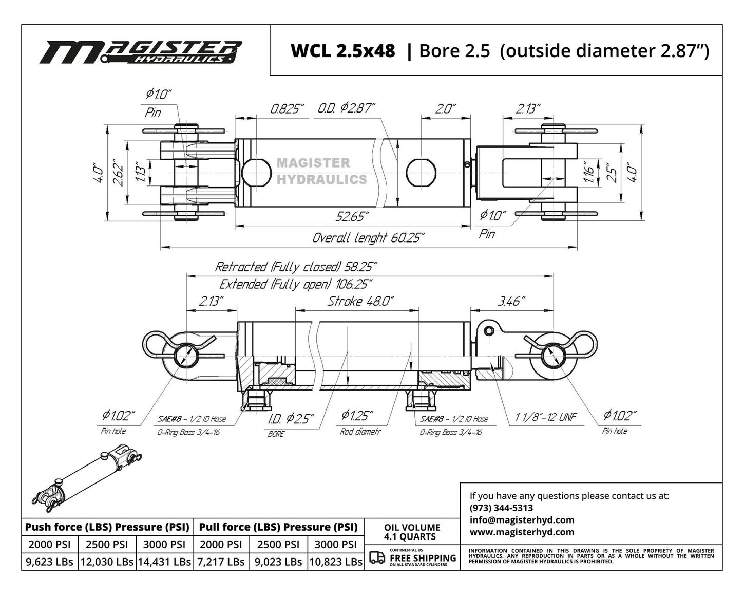 WCL 2 5x48 4