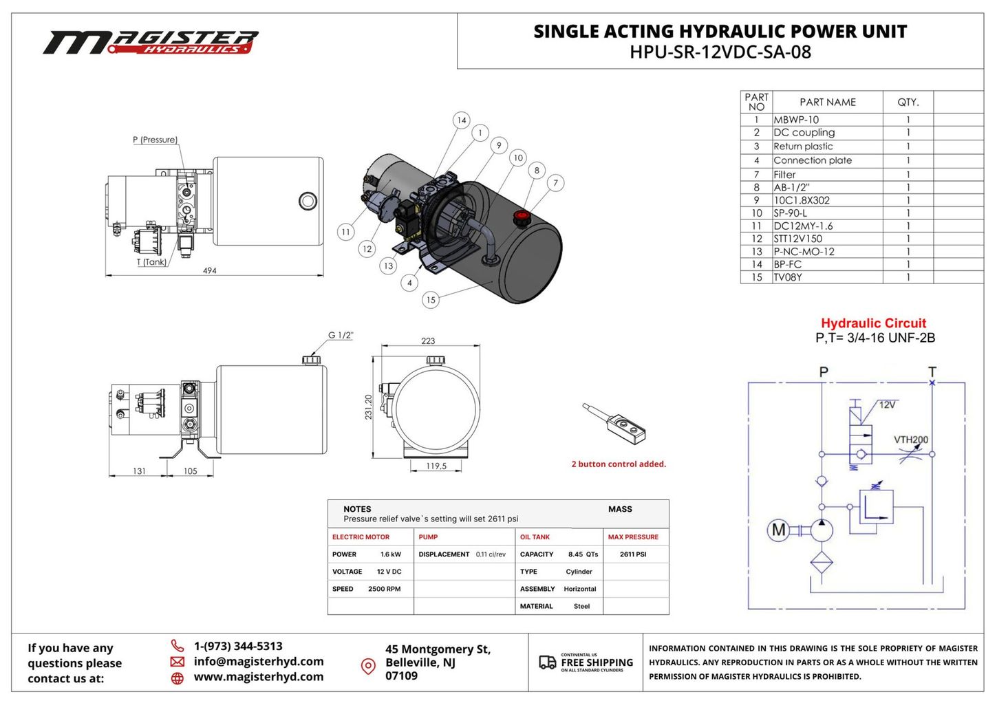 HPU-SR-12VDC-SA-08 4