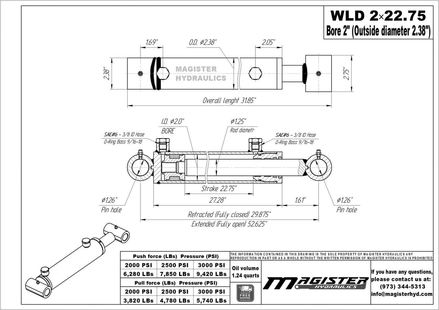 WLD 2x22 75 4
