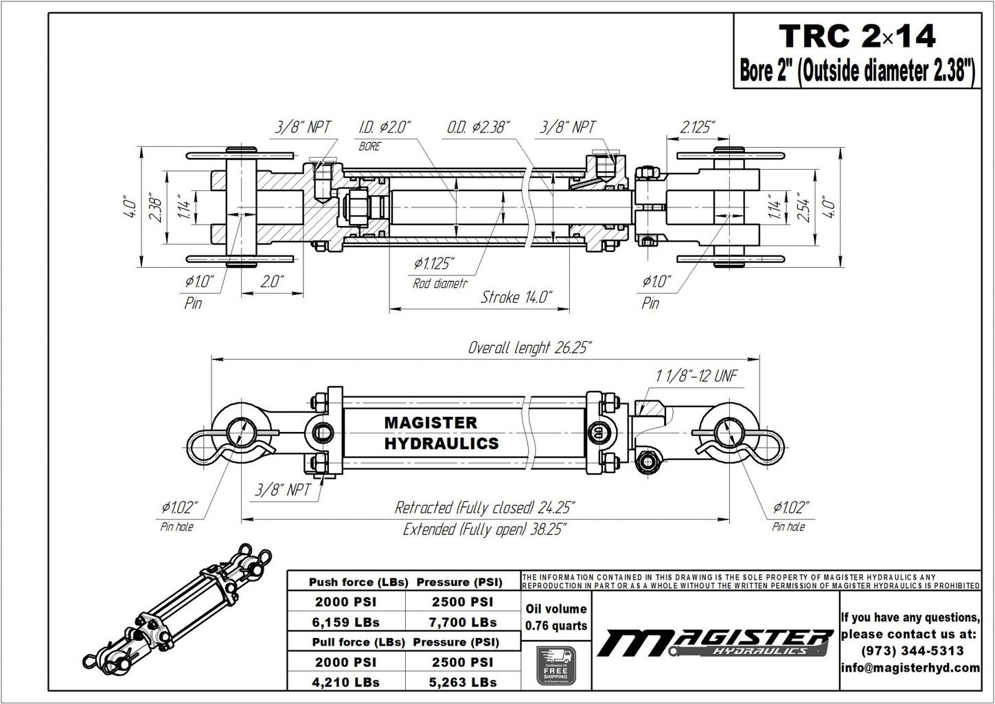 TRC 2x14 4